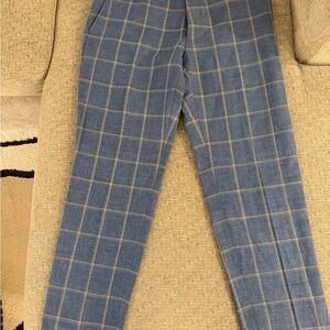 Indochino Men’s Blue window pane dress pants - Size 34x30 - Unworn!